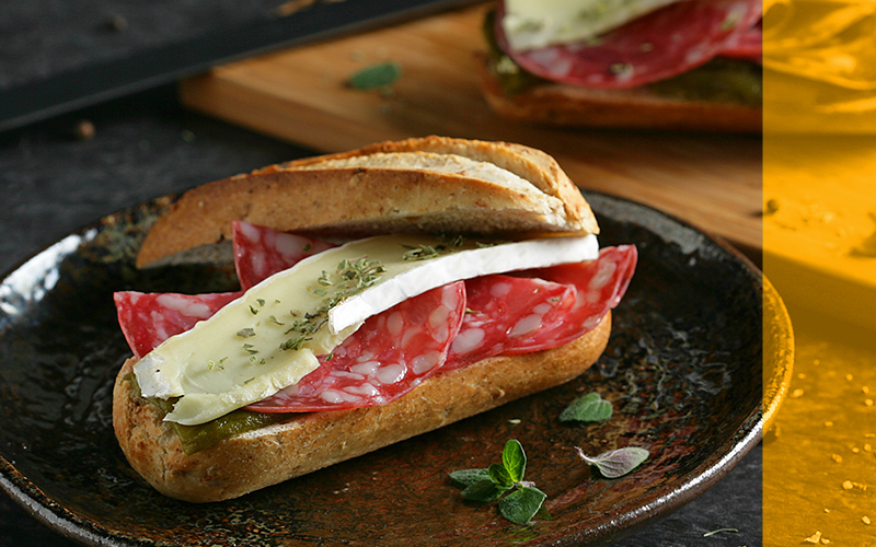 Rezept 13 Salchichon mit Brie