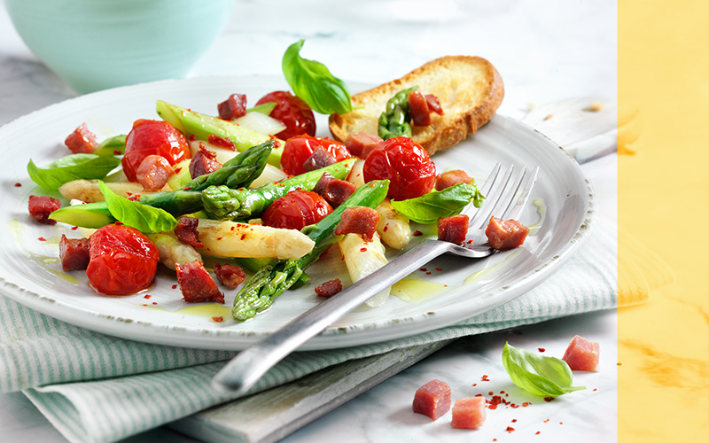 Rezept 14 Spargelpfanne