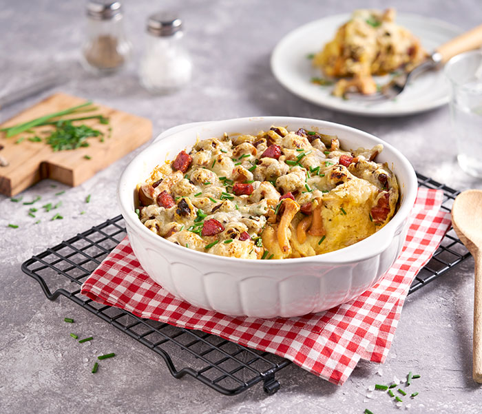 Brotauflauf mit Chorizo new