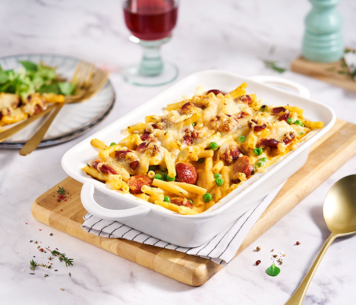 Pasta al forno mit Chorizo new