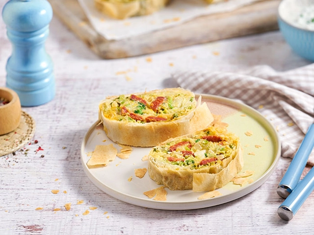 Chorizo Wirsing Strudel