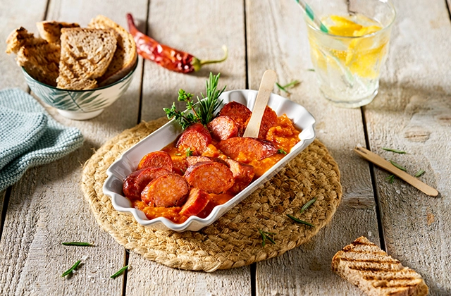 Chorizo con Salsa Chorizoscheiben in pikanter Tomatensauce korr 1